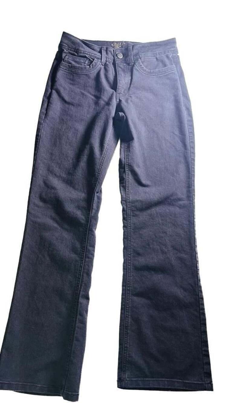 Riders by Lee Women’s Black Wash Straight Leg Jeans Size 10M